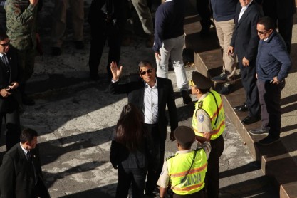 Presidente Correa participó en la reconstrucción de los hechos del 30S