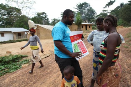 Campaña contra el ébola en Liberia