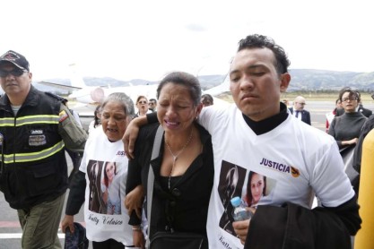 Cuerpos de pareja asesinada en Colombia fueron repatriados a Ecuador