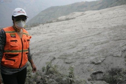Efectos de la caída de ceniza del volcán Tungurahua