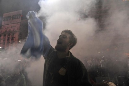 Aficionados argentinos causan disturbios tras derrota ante Alemania