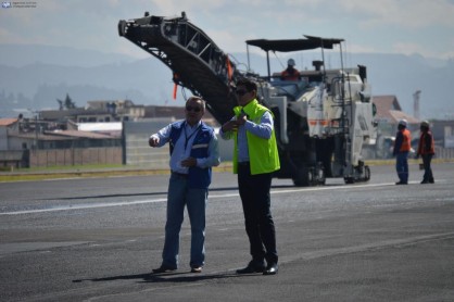 Comienzan los trabajos de mantenimiento en el Aeropuerto Mariscal Lamar