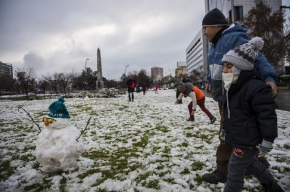Chile: La peor nevada en más de cuatro décadas