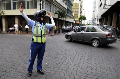 El tránsito de Guayaquil en tres días de control de la ATM