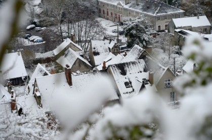 Fuerte nevada paraliza a París