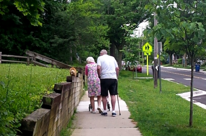 12 parejas de adultos mayores demostrando su amor