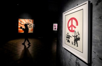 Banksy, sorprendido ante exposición dedicada a sus obras