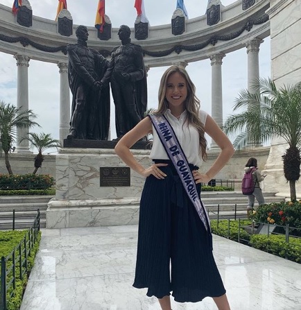 Karime Borja, embarazada, continuará como reina de Guayaquil
