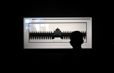 Banksy, sorprendido ante exposición dedicada a sus obras