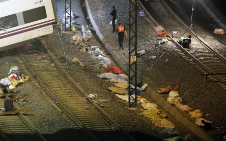 Tragedia ferroviaria en España