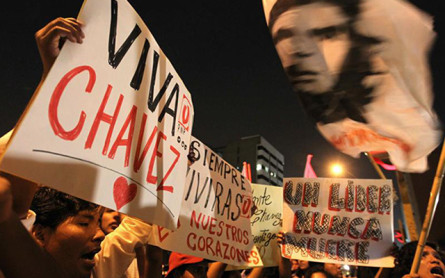 Seguidores de Hugo Chávez sienten su muerte