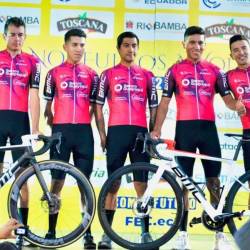 Ciclistas del Team Banco Guayaquil