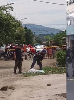 Fotos de dos asesinatos que han conmocionado a Portoviejo durante este feriado del Día del Trabajo.