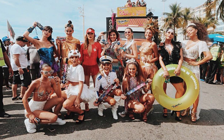 Bruna Marquezine deslumbra a todos con su look en el carnaval de Río de Janeiro