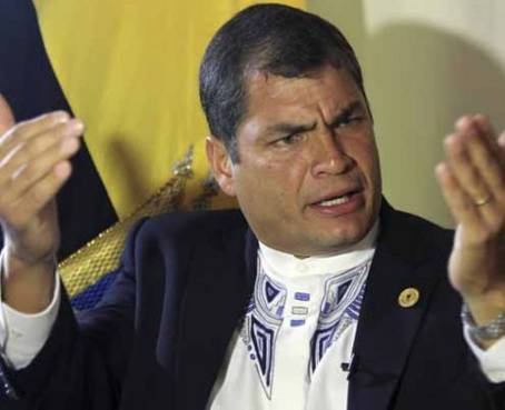 Correa ofrece garantías a exjueza Encalada para que presente pruebas