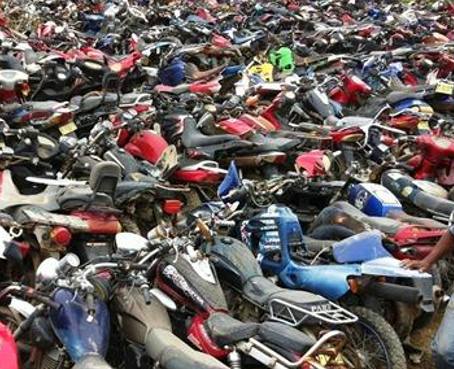 Canchón de Milagro colapsa por retención de motocicletas