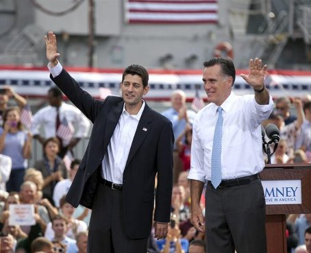 Romney elige a duro del Tea Party como binomio para vicepresidente