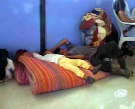 Damnificados por alud en un recinto en Pujilí viven drama en albergues