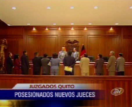Jueces para Quito son posesionados dentro de reestructuración judicial