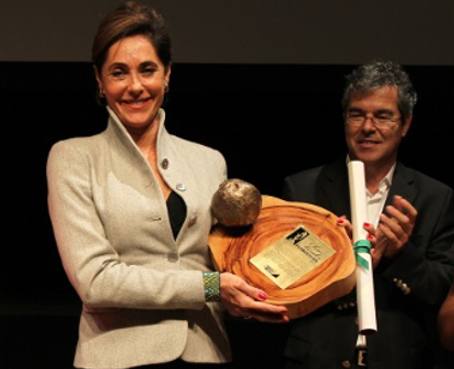 Actriz Christiane Torloni fue homenajeada por su activismo ambiental