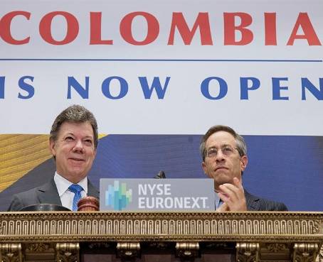 Santos dice en N. York que TLC con EE.UU. beneficiará a colombianos