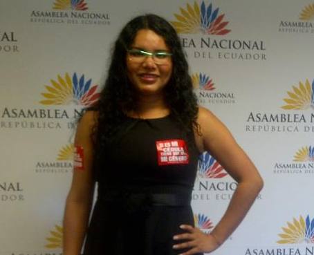 Diane Rodríguez: primera transexual en postularse a asambleísta en Ecuador