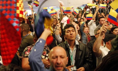 Juan Manuel Santos reelecto en Colombia