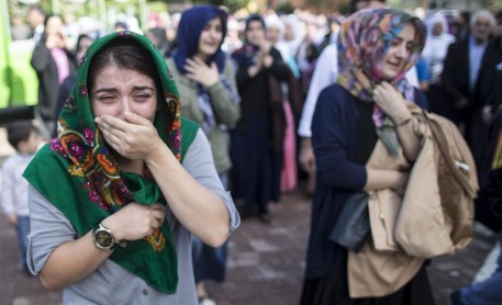 Funeral por víctimas del atentado de Ankara
