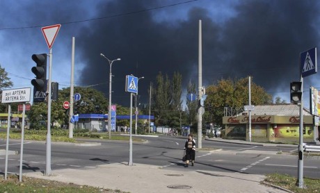 Las Milicias prorrusas asaltan el aeropuerto de Donetsk en Ucrania