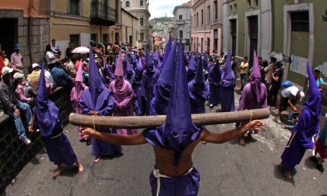 Procesión de Jesús del Gran Poder en Quito