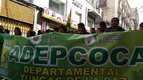Violentas protestas contra proyecto de ley de la coca en Bolivia