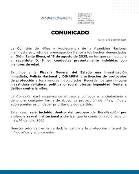 Comunicado oficial Comunicado oficial