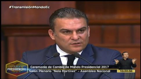 Titular del Legislativo le promete a Moreno una &quot;Asamblea honesta&quot;