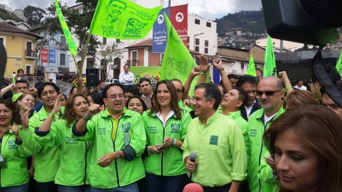 Candidatos a la alcaldía de Quito en su primer día de campaña