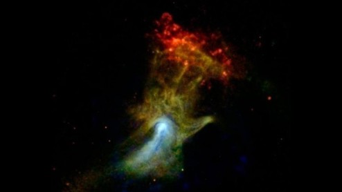 La NASA descubre &quot;La mano de Dios&quot;