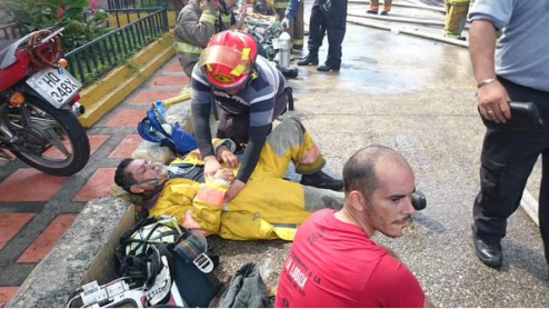 Fuerte incendio en la ciudad de Guayaquil