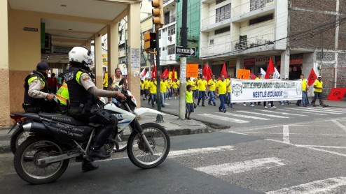 Grupos sindicales se movilizan en varias ciudades por el Día del Trabajador