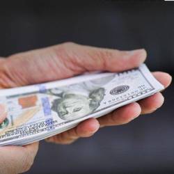 Imagen referencial de una persona contando dinero.
