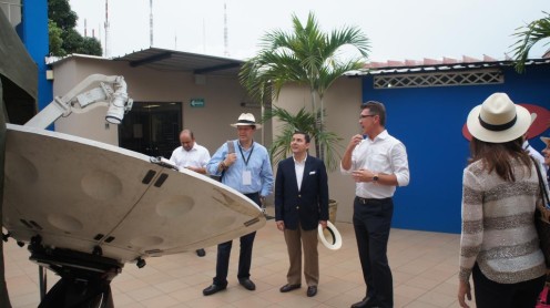 El equipo de AIL visitó las instalaciones de Ecuavisa