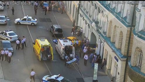 Detenido conductor de taxi que hirió a 7 personas en Moscú