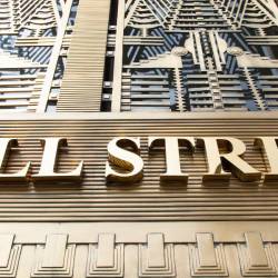 Letrero de Wall Street