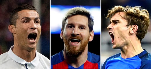 Messi, Griezmann y Cristiano Ronaldo son los finalistas para premios The Best