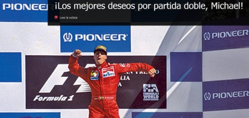 Ferrari homenajea a Schumacher en su cumpleaños con 72 imágenes