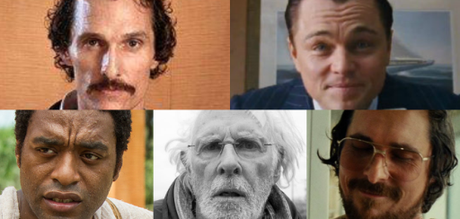 Estas son las actuaciones masculinas nominadas a los Premios Óscar 2014