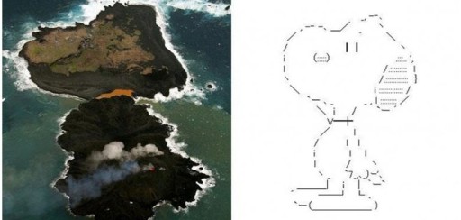 Encuentran isla en Japón que se parece a Snoopy