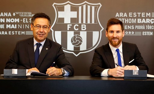 Lionel Messi renueva oficialmente con el FC Barcelona hasta 2021
