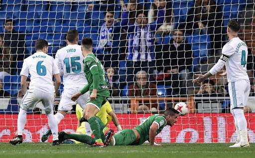Leganés elimina al Real Madrid en cuartos de final de la Copa del Rey