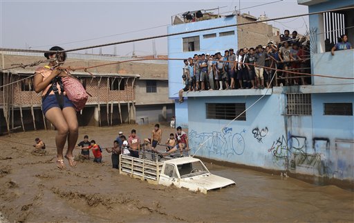 Perú: registran 72 muertos desde comienzos de 2017 por aludes e inundaciones