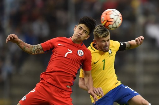 Chile saca empate a Brasil con un jugador menos en el Sudamericano sub-20