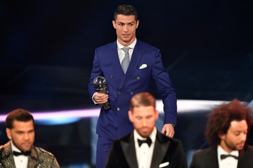 Cristiano Ronaldo es el ganador del premio The Best a mejor jugador del año